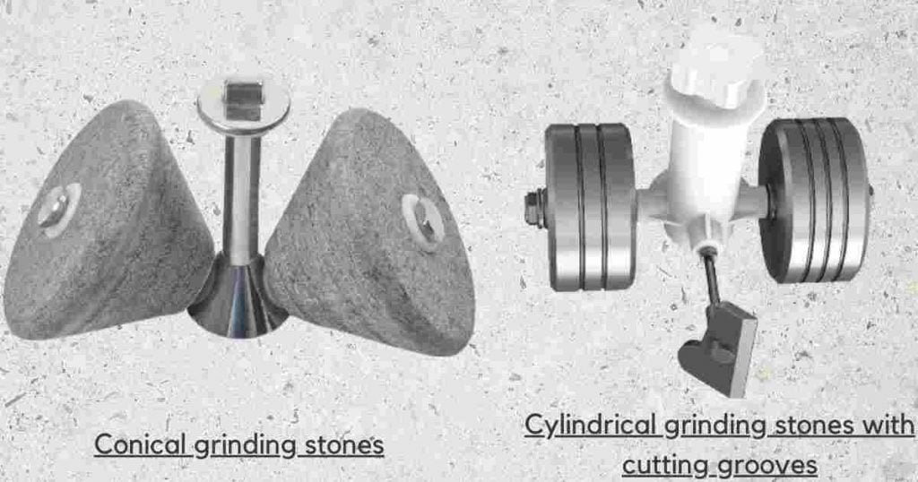 types of grinding stones