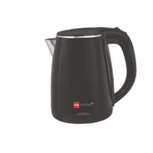 Cello 1000A Electric Stainless Steel Kettle Quick Boil (Black)