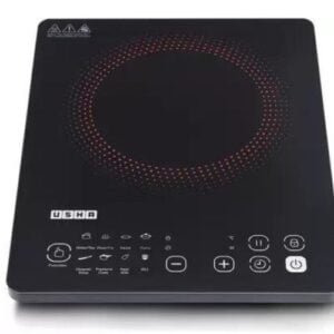 USHA INDUCTION COOKTOP IC-CJ2000WTC Induction Cooktop (Black, Touch Panel)